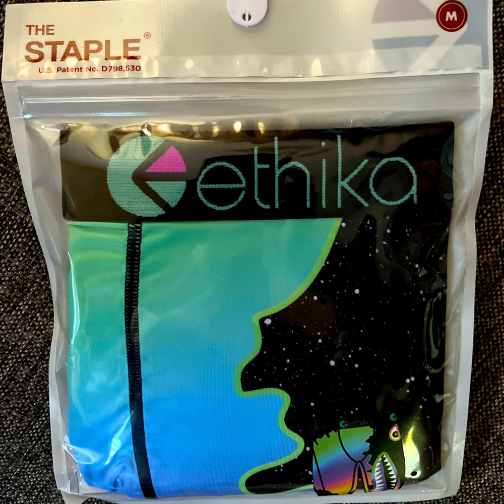 NWT, Ethika; the staple mens (m) boxer briefs